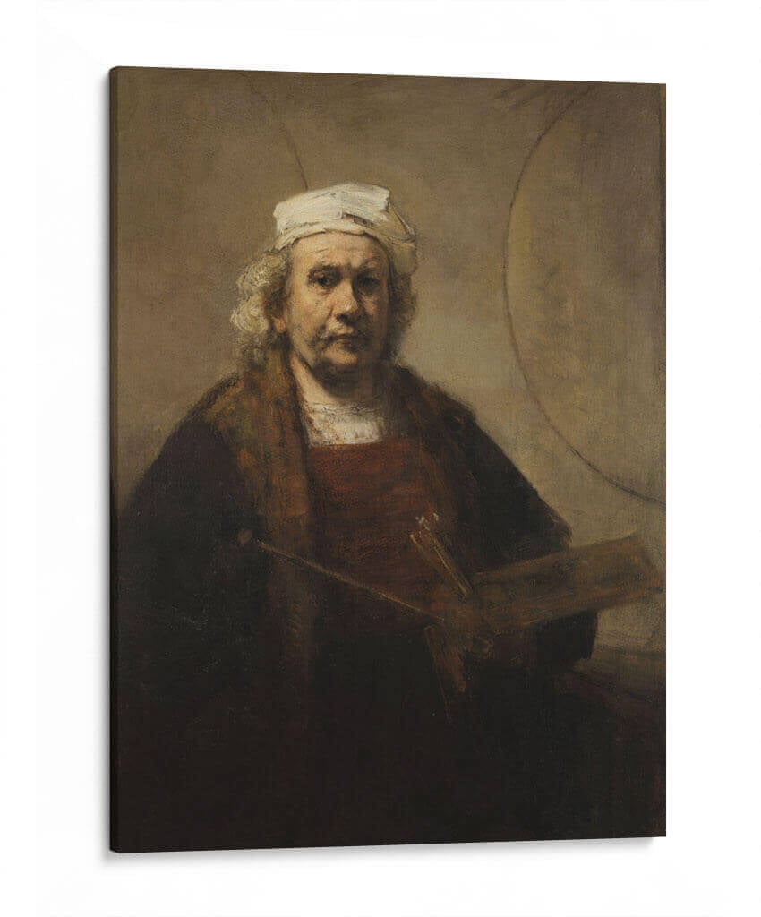 Rembrandt Self Portrait Large Canvas Art Print