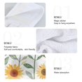 thumbnail image 2 of Yayeee Kitchen Hanging Hand Towels Set of 2 with Loop Bathroom Absorbent Tie Towel, Sunflowers and Leaves Pattern, 2 of 7