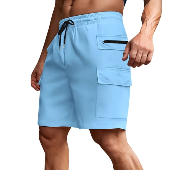 Dxzfnsa Men's Cargo Shorts Relaxed Fit, Cotton Twill Work Shorts, Outdoor Lightweight Casual Shorts for Men with Pockets S-3XL