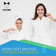 thumbnail image 4 of HENF-25 Pack Bulk Toothbrushes | Individually Wrapped | Manual Disposable Travel Toothbrush Set for Adults or Kids | Made with a Medium-Soft Large Brush Head | Multiple Colors to Choose From! | Oral, 4 of 4