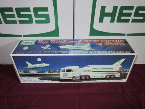 S6078 1999 Hess Toy Truck and Space Shuttle with Satellite MINT NEW IN BOX 