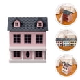thumbnail image 4 of Milisten Miniature House Model Tiny Wooden House Decorative Model House Adorable Mini House, 4 of 5