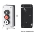 thumbnail image 2 of Bgsha Indicator Urgent Stop Pushbutton Switch Control Box Waterproof CNC Design, 2 of 7