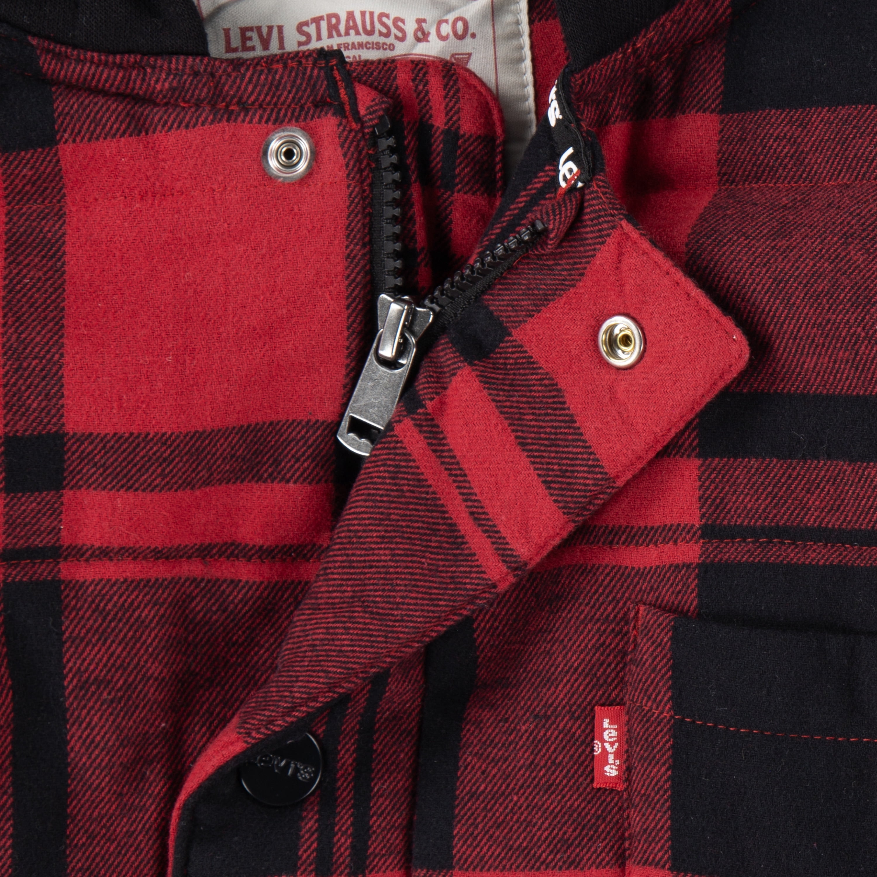 Levi's Boys Hooded Shacket, Sizes 8-20