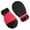 Black & Red, variant on YXMEIGUO 2 Pcs Dementia Restraint Gloves, Restraints for Elderly Dementia Patients, Restraint Gloves Dementia Products for Elderly, Anti Scratch Gloves for Adults
