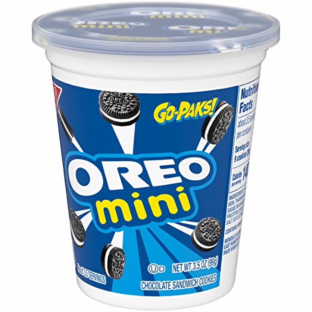Oreo Nabisco Go-paks Cookies - Bite Size 3.5 oz (Pack of 36)