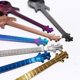 thumbnail image 3 of Cucharillas de guitarra, 7 piezas, juego de cucharas de té lindas musicales de acero inoxidable coloridas para revolver, postre, mermelada, cuchara de helado, bar, vajilla, 3 of 5