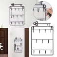 thumbnail image 1 of Cqxid Rack Under $10 Wall Mounted Storage Hanger Key Holder Coat Hat Rack Decor Key Display Rack Storage Three Layer Storage Rack, 1 of 6