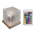 thumbnail image 2 of Lámpara de mesa con efecto de agua, luz nocturna USB, lámpara de escritorio LED romántica, cambio de color de la luz, accesorio de foto remoto de 16 colores Fernando lámpara de noche, 2 of 7