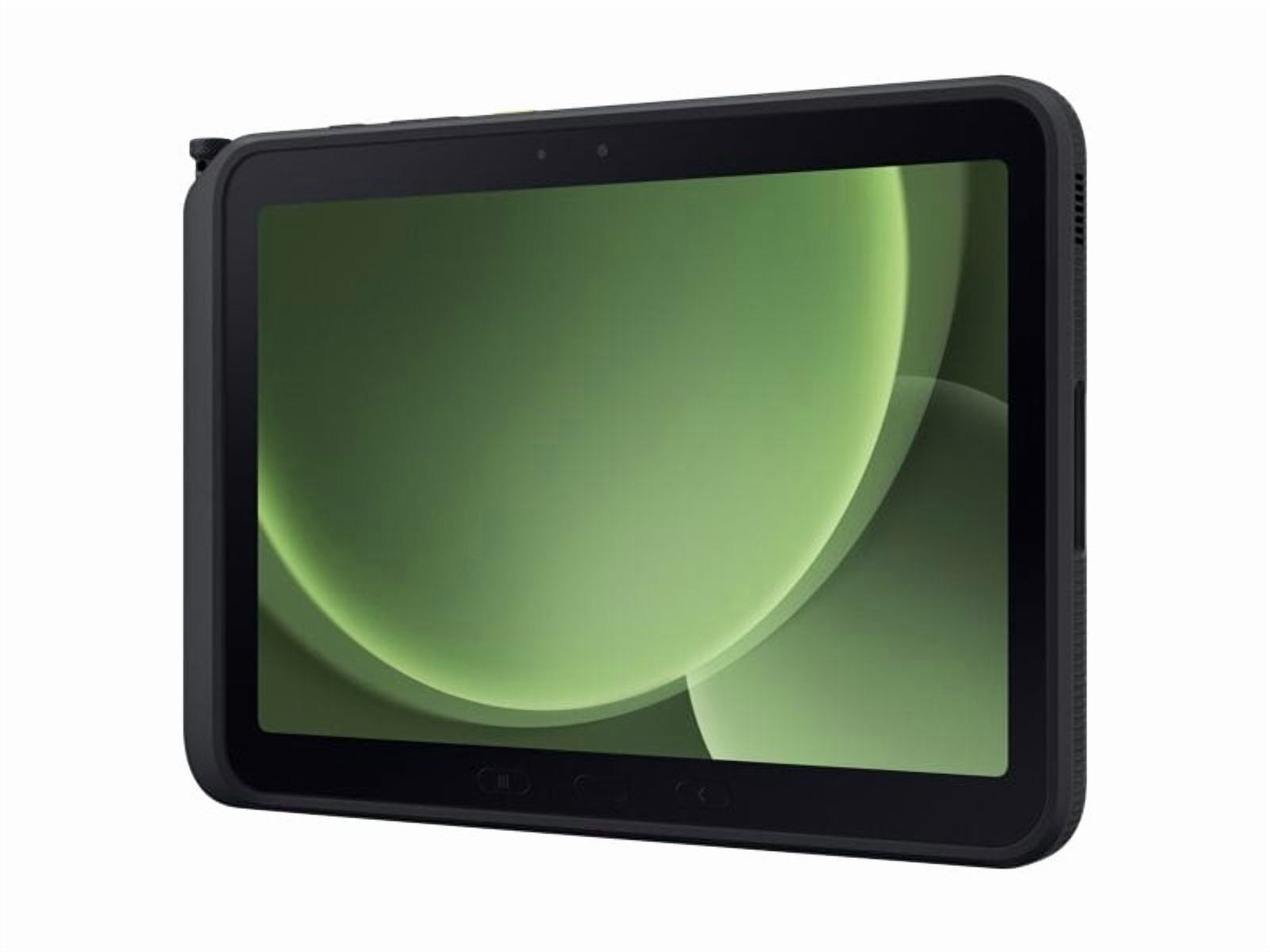 Samsung Galaxy Tab Active5 Pro 5G Enterprise Edition Rugged Tablet, 10.1" WUXGA, Qualcomm SM7635 Snapdragon 7s Gen 3 (4 nm) Octa-core, 8 GB, 256 GB Storage, 5G, Green