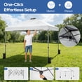 thumbnail image 4 of Gianna 10ft Pop-Up Canopy Tent, Portable Outdoor Waterproof Shade with Sand Bags for Beach, Events, and Backyard Parties, 4 of 5
