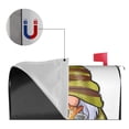 thumbnail image 2 of Naloa Fishing Gnome Fisherman Mailbox Covers Magnetic Post Box Cover Post Letter Box Cover Garden Decor-25.5x21 in, 2 of 8