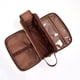 thumbnail image 2 of Bolsas de maquillaje de PU Bolsa de cosméticos impermeable portátil para regalos de vacaciones (marrón) Likrtyny Cuidado Belleza, 2 of 9