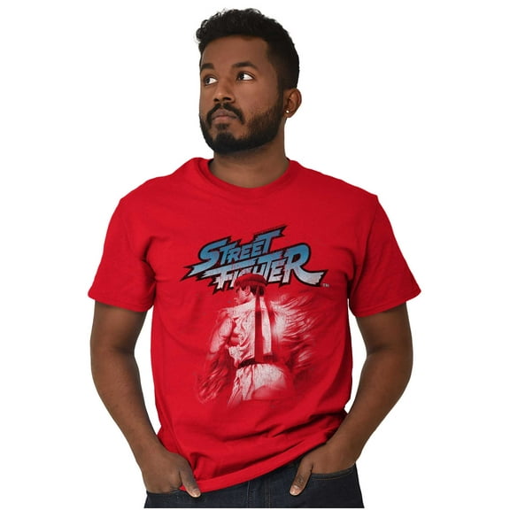 Street Fighter Video Gamer 90s Ryu Men's Graphic T Shirt Tees Brisco Brands M