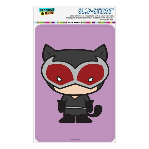 Batman Catwoman Cute Chibi Character Home Business Office Sign