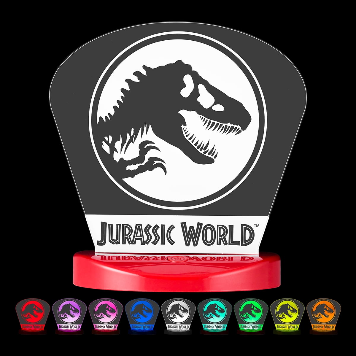 Jurassic World LED Tabletop Night Light, Color Changing, PlugIn, 43066