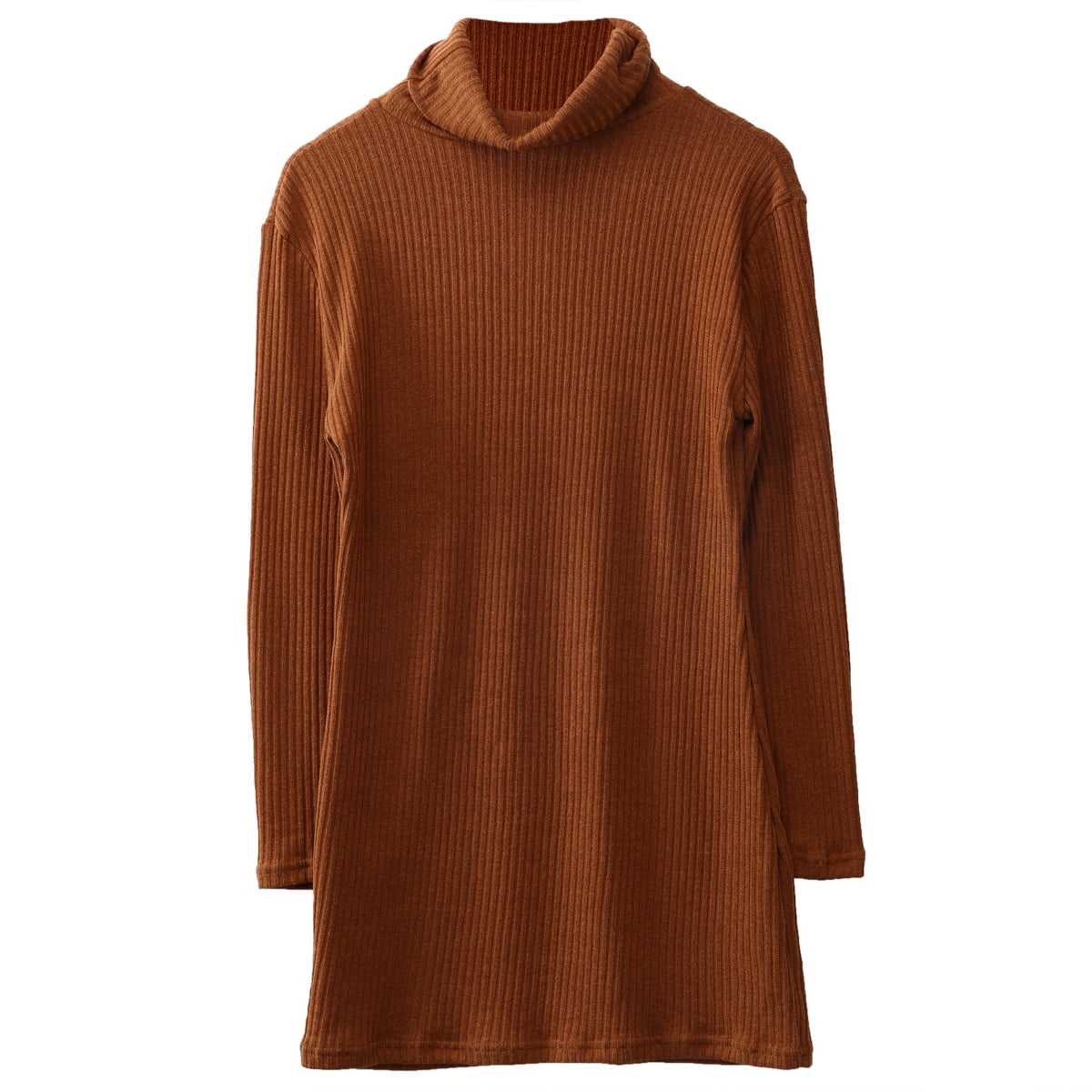 2019 Womens Cowl Neck Loose Long Sleeve Oversize Sweater Jumper Shirt Tops Dress