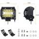 thumbnail image 3 of Foco LED de trabajo de 4 pulgadas y 60 W, foco combinado de inundación, luz antiniebla, lámpara de conducción, faro LED de 4 pulgadas, alcance de luz largo, para vehículos todoterreno,, 3 of 5