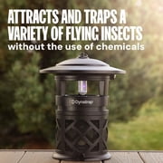 Dynatrap LED Mosquito and Insect Trap for 1 Acre, Outdoor Electric Insect Killer, Weather Resistant, Black