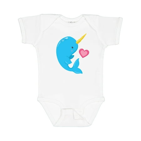 

Inktastic Cute Narwhal Gift Baby Boy Bodysuit