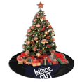 thumbnail image 4 of Falda para árbol de Navidad de Inside Out, suave y divertida, decoración navideña navideña de granja de 48", 4 of 4