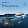 thumbnail image 4 of Bateau de Course Télécommandé Speedboat Bateau Électrique Rc Imperméable 2,4 g Bateau Télécommandé pour Enfants Speedboat 4 Canaux Bateau de Course Haute Vitesse Bateau Rc Électrique Rechargeable, 4 of 8