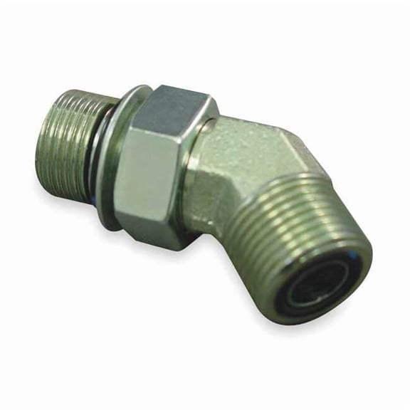 Eaton Aeroquip Hose Adapter,3/8",ORS,3/8",ORB FF2068T0606S