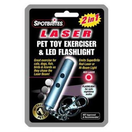 UPC: 0077234400012 | Spotbrites 2 in 1 Laser Pet Toy Exerciser