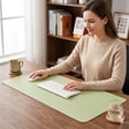 thumbnail image 2 of Extended Cork & Leather Desk Mat, Large Mouse Pad for Office & Home Use, 2 of 11