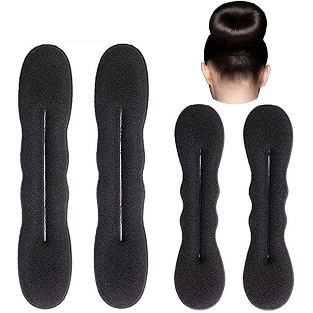 Pieces Elegant Cloth Magic Clip French Twist Bum Makder Holder Roll Rings  Donut Updo Chignon Former Pads Foam Sponge Hairstyling Curler Braid  Ponytail Hair Style Styling Tool Party Hair Accessories | 3pieces