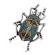 thumbnail image 1 of Broche de insecto Yinane para Hombre Azul, 1 of 8