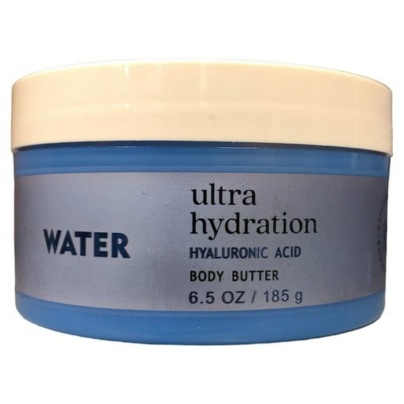Bath & Body Works WATER Ultra Hydration Hyaluronic Hydrating Body Butter, Fresh, 6.5 oz