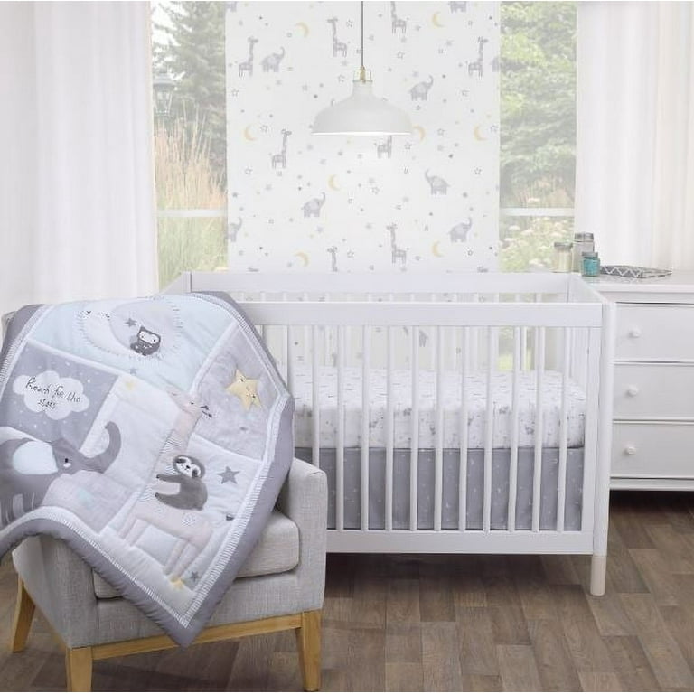 Grey cot set sales