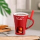 thumbnail image 5 of Taza Para Olla Caliente Taza de cerámica para fondue de chocolate, ideal para calentar velas y fundir queso y chocolate (1 unidad) Rkxzt, 5 of 6