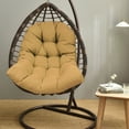 thumbnail image 2 of TOPCHANCES Swing Chair Cushion, Patio Chair Cushion for Hanging Egg Chair, Waterproof Hanging Egg Chair Pad ( Khaki ), 2 of 4