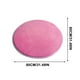 thumbnail image 4 of Alfombra redonda de espuma de terciopelo, coral simple, felpudo para dormitorio, estera para el suelo, estera de borde, estera completa para hamaca, rosa, 4 of 4