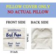 thumbnail image 2 of Funda de almohada decorativa CYMROK Papa 46 x 46 cm con dos bolsillos, 2 of 5