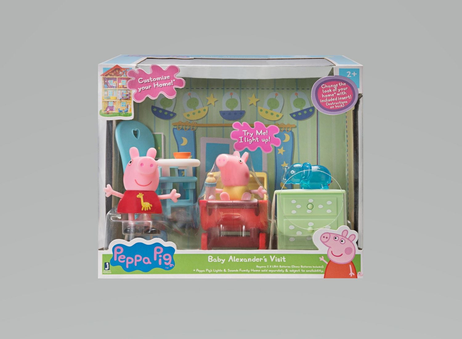 Peppa Pig Little Rooms Playtime with Peppa And Baby Alexander