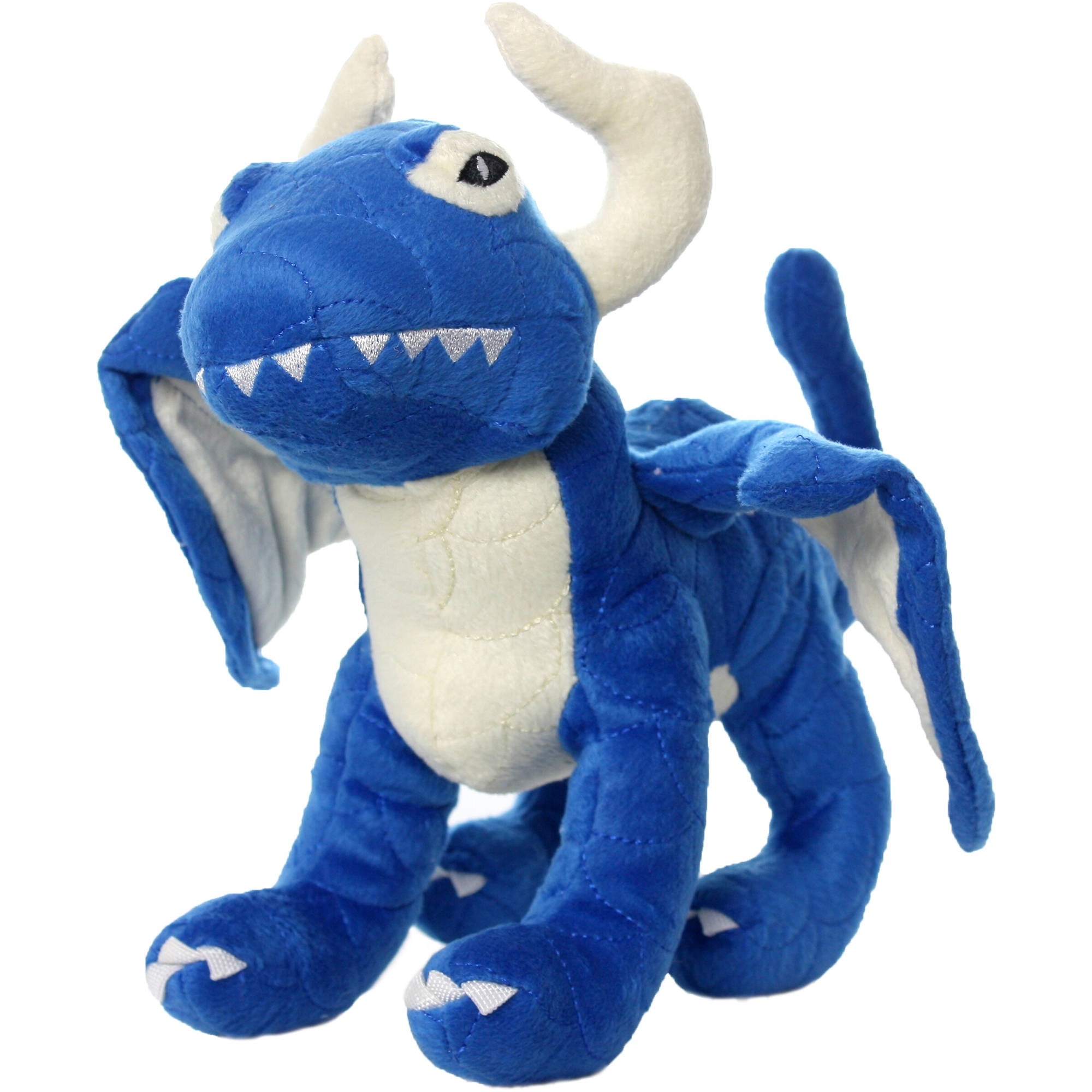 VIP Products Mighty Dragon Dog Toy with Squeaker, Large, Blue Walmart