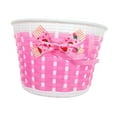 thumbnail image 1 of Cesta para Bicicleta para Niños, Cesta para Bicicleta, Cesta para Manillar Extraíble, Cesta de Almacenamiento para Compras, Camping, Picnic, Deportes, Rosa, 1 of 8