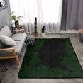 thumbnail image 2 of DouZhe Tapis de Sol Antidérapant Lavable en Machine Motif Carte d'Amérique, Style Cyberspace, 63 x 48 Pouces, 2 of 6