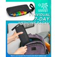 thumbnail image 3 of Organizador de píldoras mensual YONLOG 2 veces al día con accesorios, 3 of 8