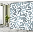thumbnail image 4 of Ambesonne Modern Shower Curtain, Contemporary Pattern Sketch, 69"Wx84"L, Blue Grey, 4 of 4