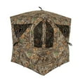 thumbnail image 2 of Ameristep Brickhouse 3 Person Ground Hunting Concealment Blind, RealTree Edge, 2 of 5