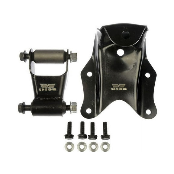 Rear Leaf Spring Shackle/Bracket Kit - Compatible with 1997 Ford F-250 HD