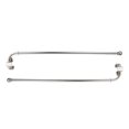 thumbnail image 1 of Urbanest 1/2” Adjustable Wall Mounted Swing Arm Rods, 24"-38", Brushed Steel, 1 of 4