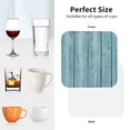 thumbnail image 6 of Kdxio Turquoise Wooden1 Funny Coasters,4 Pcs Leather Coasters,Housewarming Gifts,Protect Furniture from Water Marks Scratch and Damage, 6 of 6
