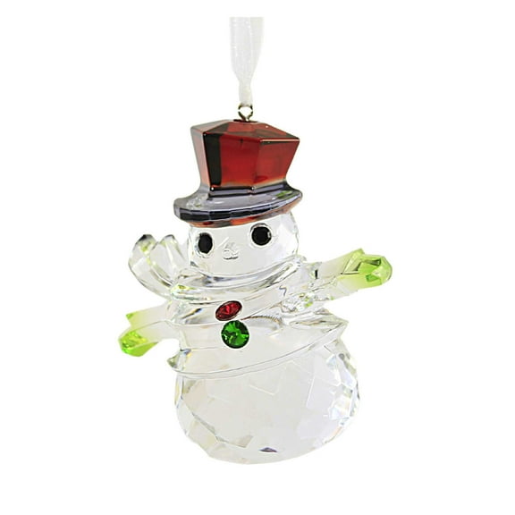 Enesco Facets Christmas Snowman Ornament
