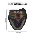 thumbnail image 3 of Pofeuu Garden Meditating Weasel Print Thickened Mini Silicone Oven Mitts Heat Resistant, Rubber Oven Mitt Gloves, Finger Pinch Grips, Pot Holder, Silicone Potholder, 3 of 7