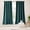 Green, variant on Luxe Weavers Pair of Window Panels Dark Taupe 100% Blackout Curtains 84" Length for Bedrooms, Energy Efficient Drapes